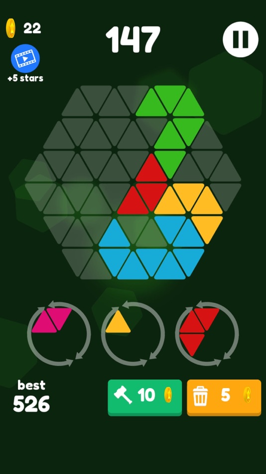 #1. Make Hexa: Hexagon Puzzle Hex (iOS) 由: Ha Dong