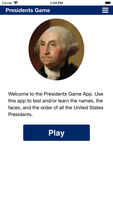 Presidents Game Screenshot