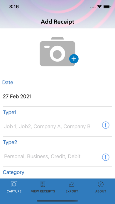 Receipt Catcher Evo - Expenses Screenshot