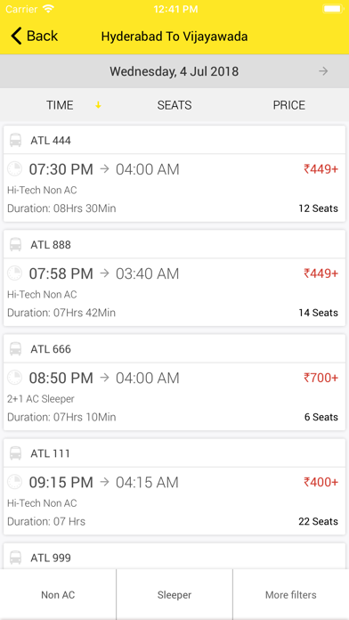Sri Atluri Travels Screenshot