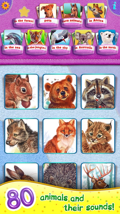 Animals words for kids! Rhymes screenshot-0