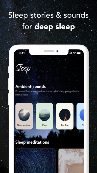Feel: Meditation Sleep Therapy Screenshot