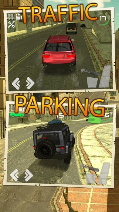 Jeep Traffic Parking Driving Screenshot