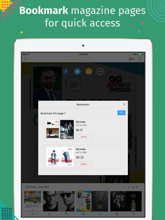GQ Magazine (India) iPad screenshot 4 - Lifestyle app
