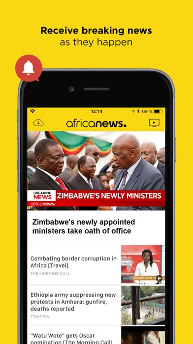 Africanews - News in Africa Screenshot