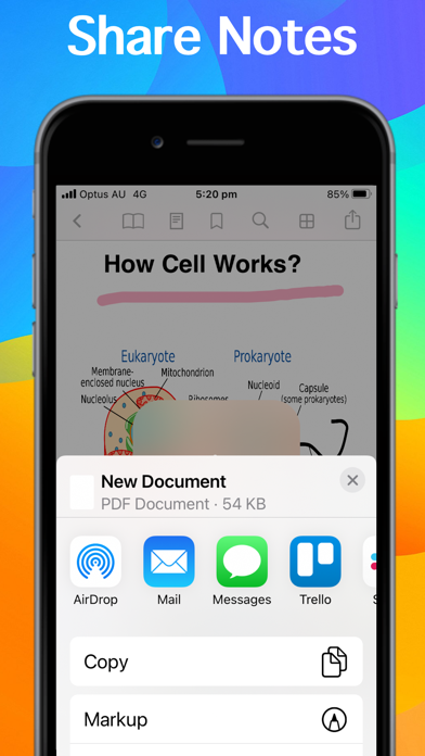 NoteTaker, Note taking app Screenshot