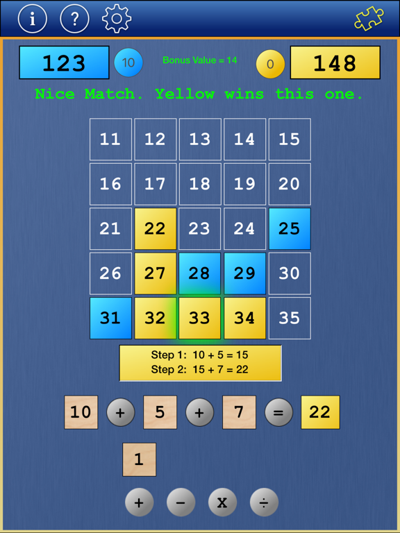 Tri This Math iPad screenshot