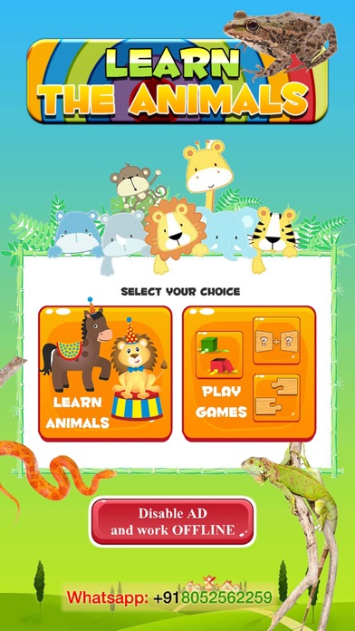 Screenshot #1 pour Learn the Animals Phonetic