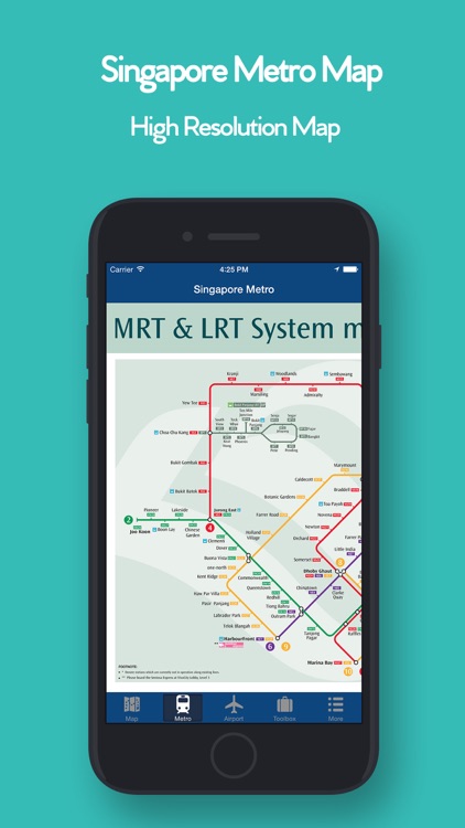 Singapore Offline Map, Metro