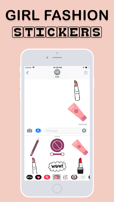 Girl Fashion Emojis Screenshot