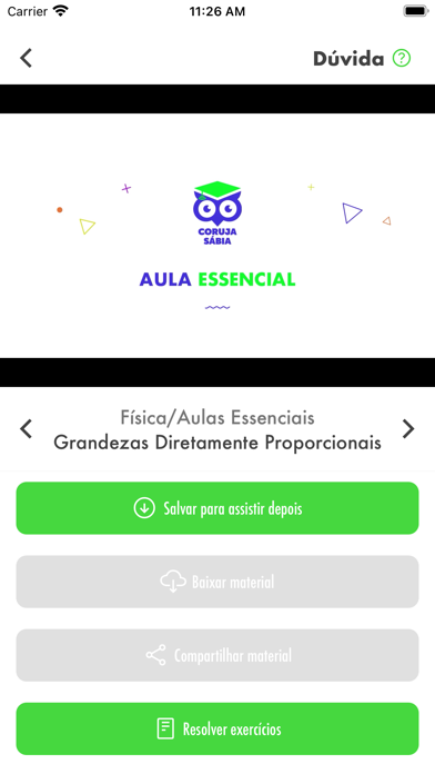 Coruja Sábia Screenshot