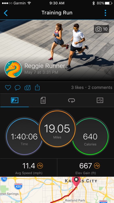 Garmin Connect™のスクリーンショット2 Garmin Connect™のスクリーンショット2