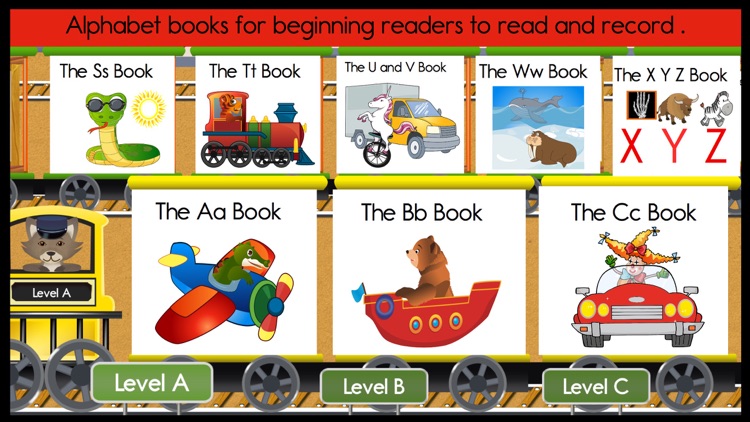 Reading Train Alphabet Free screenshot-0