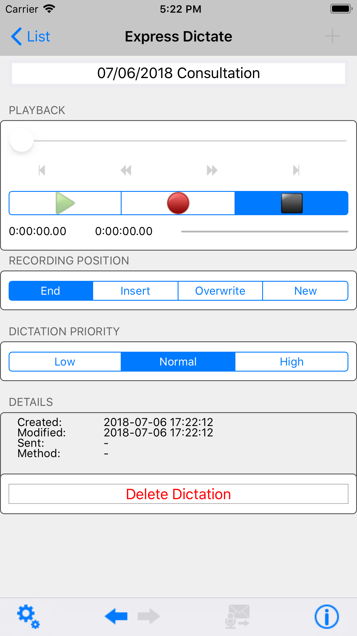 Express Dictate Professional screenshot 3