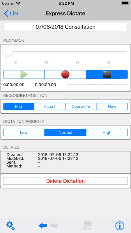 Express Dictate Professional screenshot 3 of 5