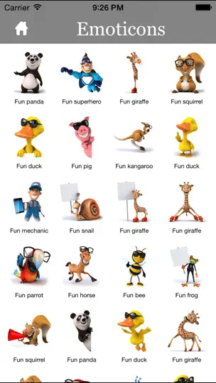 Captura de pantalla de 3D Emoji Characters Stickers en iPhone 2