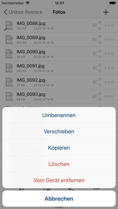 Screenshot #2 pour Unibox Rostock