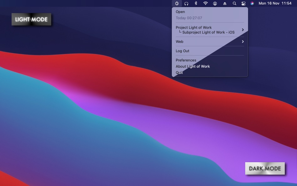 #2. Light of Work Time Control (macOS) 由: ABSER TECHNOLOGIES S.L.