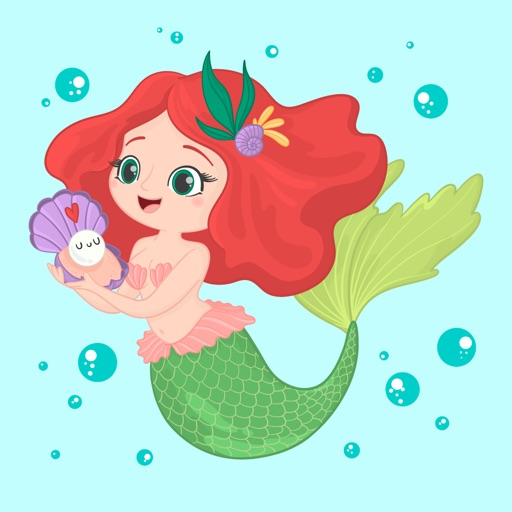 Pretty Mermaid Stickers icon