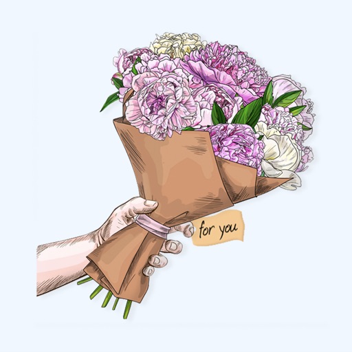 Bouquet Flower To You Stickers icon