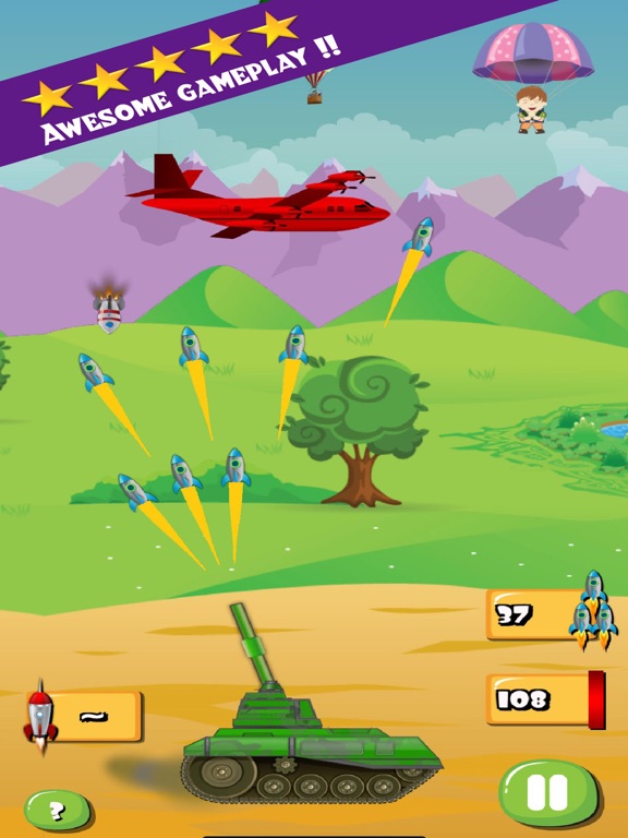 Screenshot #4 pour Tank vs Paratrooper