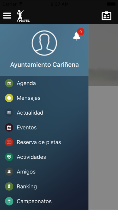 Cariñena Padel screenshot 2