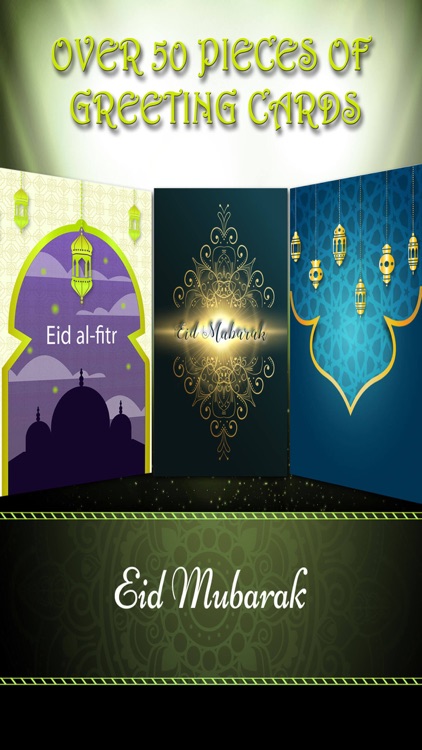 Eid Mubarak Greeting Card+