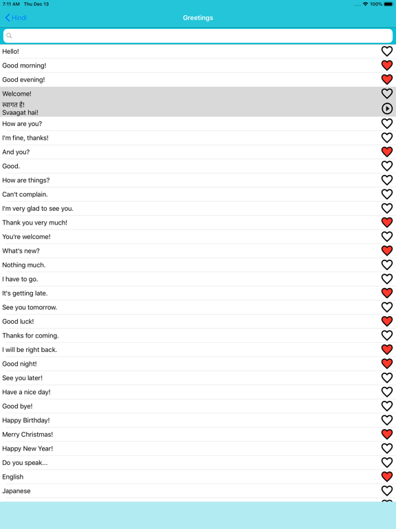 MTL Learn Hindi iPad screenshot 3 - Education app