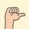 Icon 手話の指文字を覚える練習アプリ
