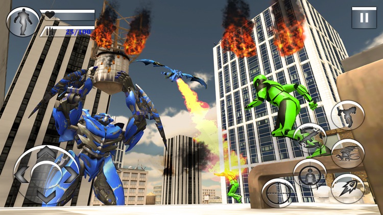 Futuristic Robot War dragon 18