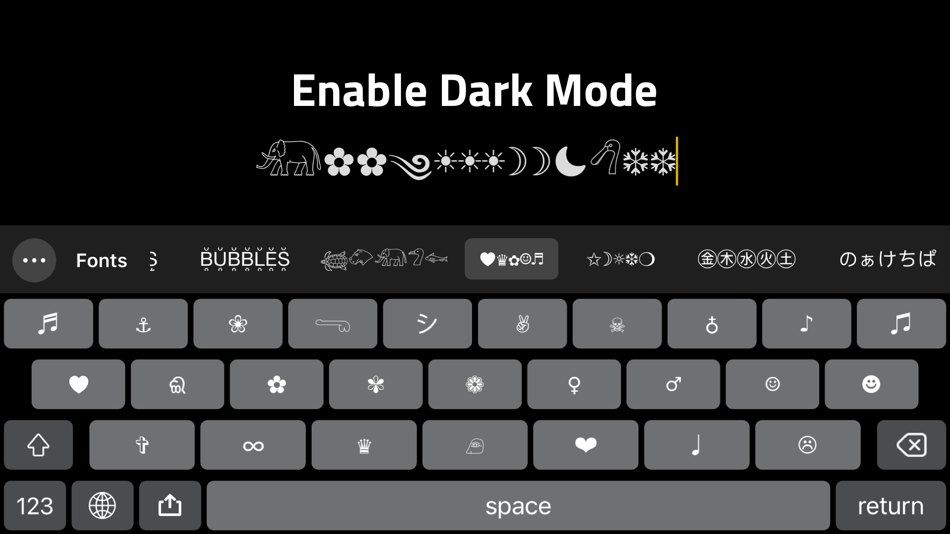 #2. Fonts keyboard - for iPhones (iOS) 由: Shanxiyunzhishuweikeji
