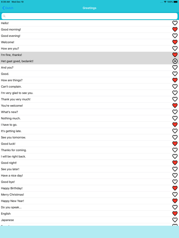 MTL Learn Dutch iPad screenshot 4 - Education app