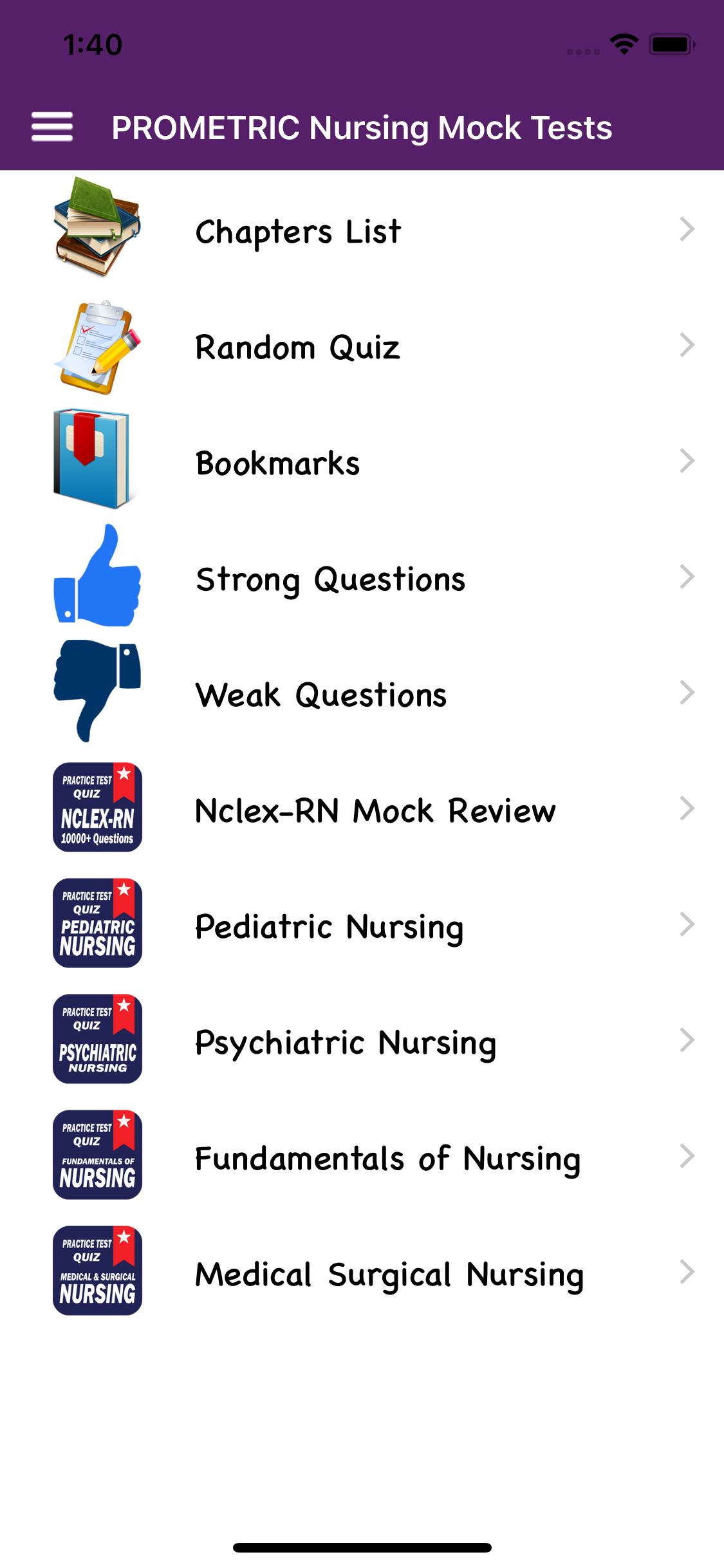 Prometric Exam Mock Tests