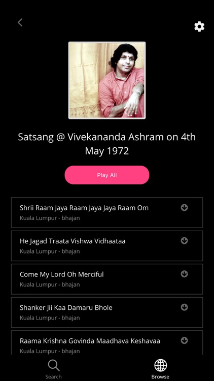 Satsang with Swamiji