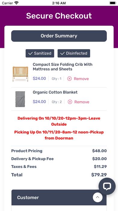 Babies Getaway- Rent Baby Gear Screenshot