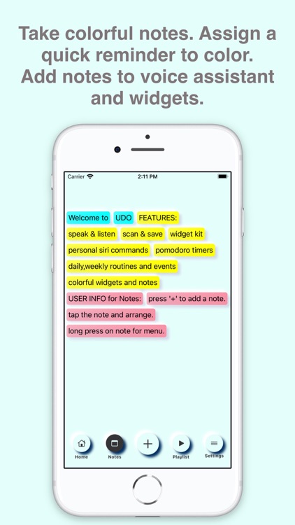 UDO: Smart Assistant + Widget