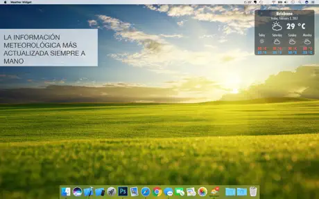 Widget del Tiempo Escritorio