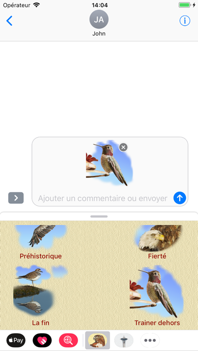 Screenshot #1 pour Birds for Words for iMessage