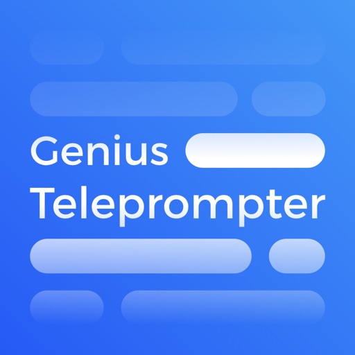 Genius Teleprompter: Subtitles iOS App