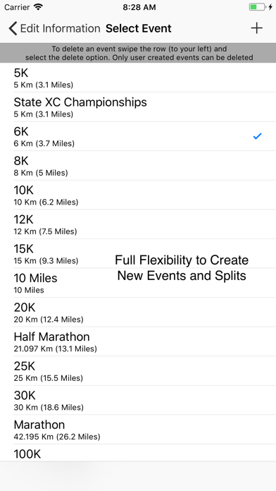 StopWatch for Cross Country Screenshot