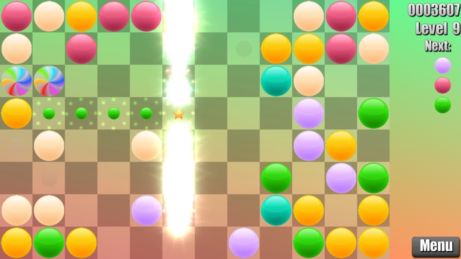#3. Ball Rows Sort (iOS) Podle: Victor Bovio