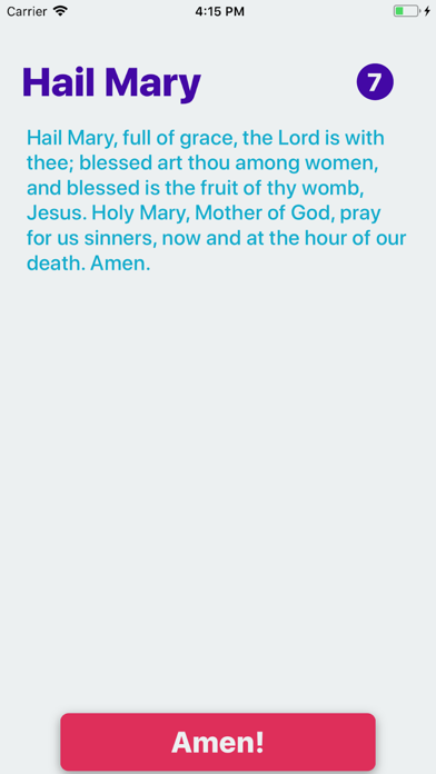 Screenshot #3 pour Holy Rosary — AMDG
