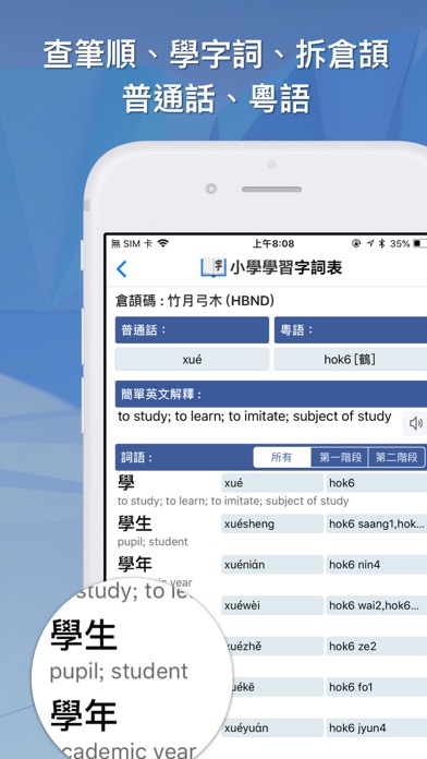 Elementary Chinese Dictionary Screenshot