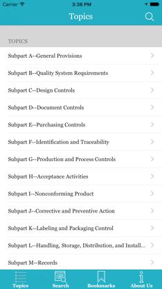 21 CFR Part 820 screenshot 1