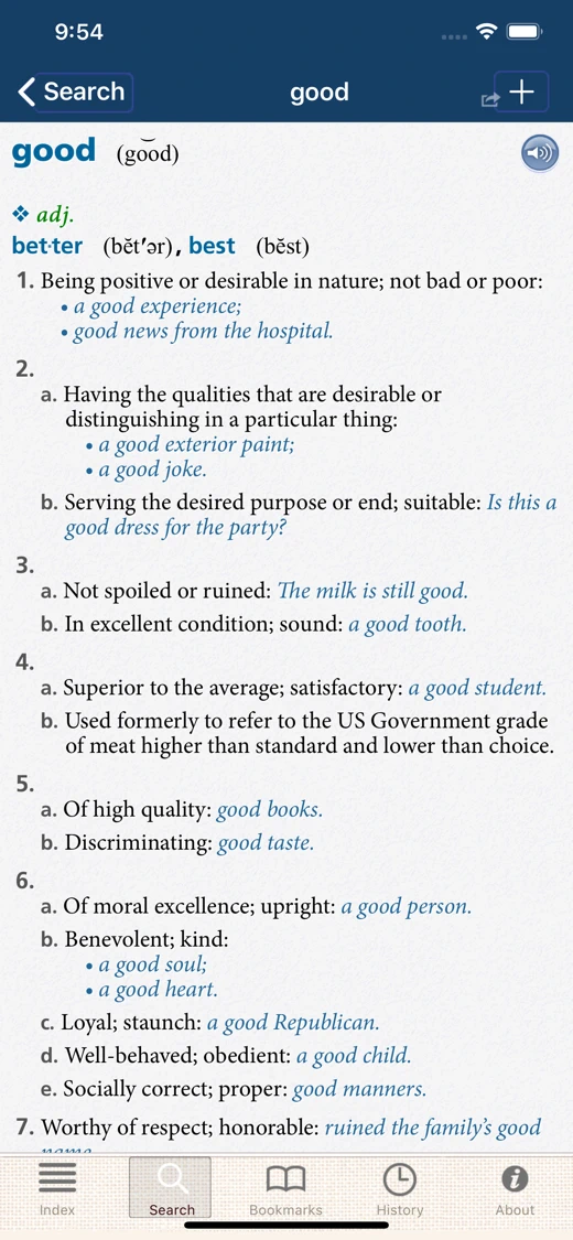 American Heritage Dictionary 5 screenshot 3