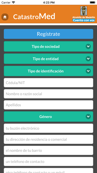 CatastroMed app screenshot 3