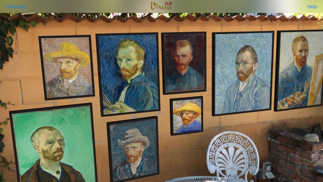 Vincent Self Portraits AR