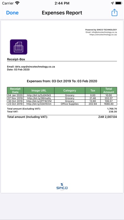 Sinco Tracker: Expense Tracker screenshot-7