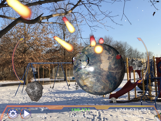 Asteroid Apocalypse AR iPad screenshot 2 - Games app