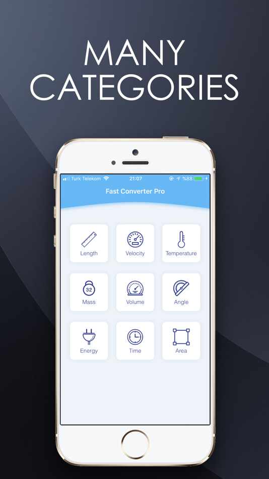 #1. Fast Converter Pro: Units (iOS) 由: JUPITER TEKNOLOJI SANAYI VE TICARET LIMITED SIRKETI